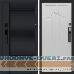 Входная дверь  Smart (Смарт) Black Line Арка лиственница